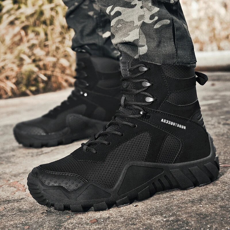 Men Ankle Boot Men's Military Boots Combat Tactical Army Boots Men Shoes