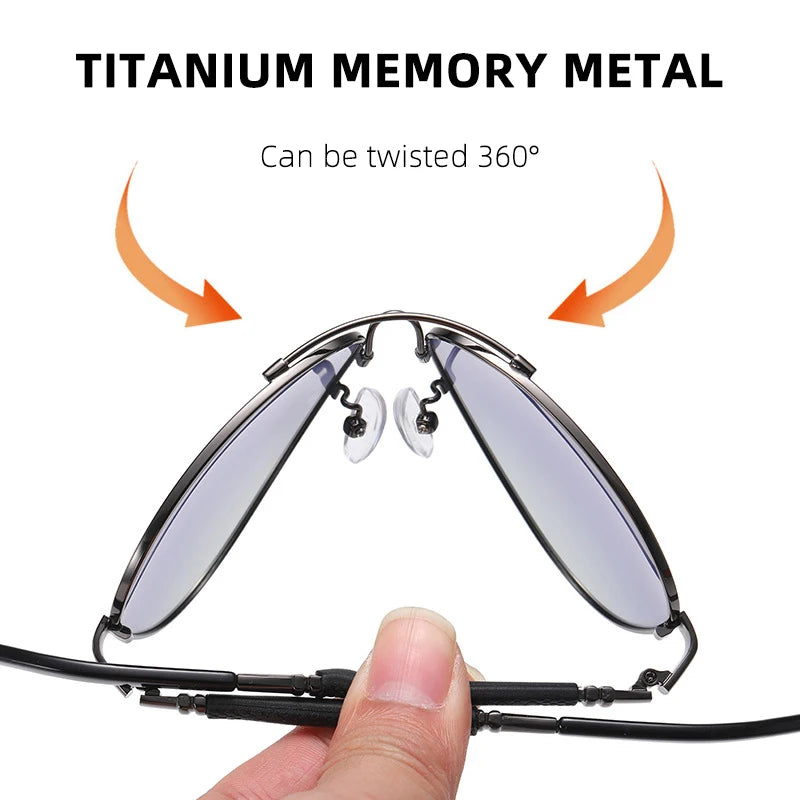 Sunglasses Polarized Men's Sun Glasses Women Fashion Pilot Gradient Eyewear