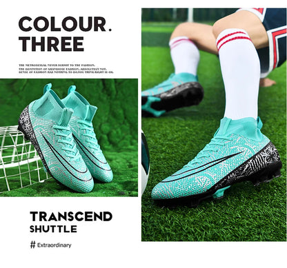 Men Outdoor FG/TF Football Boots Futsal Professional Unisex Soccer Shoes