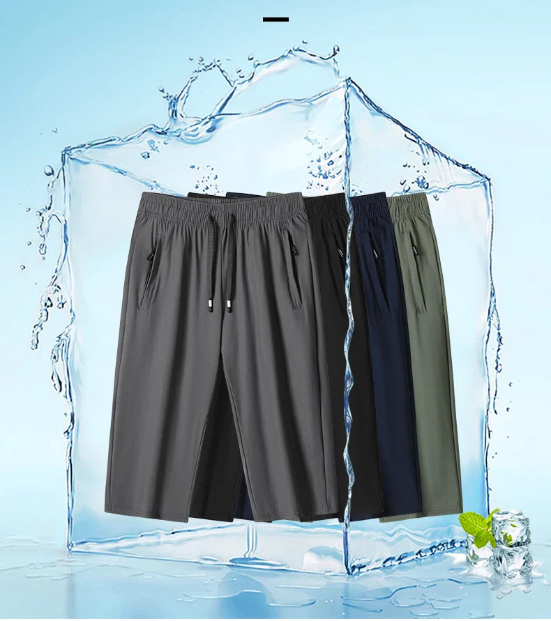 Big Size Women 3/4 Pants Shorts 5XL 6XL 7XL Spring Summer Sweatpants Breathable Plus Size Women Clothing 150kg 여름 여성 반바지
