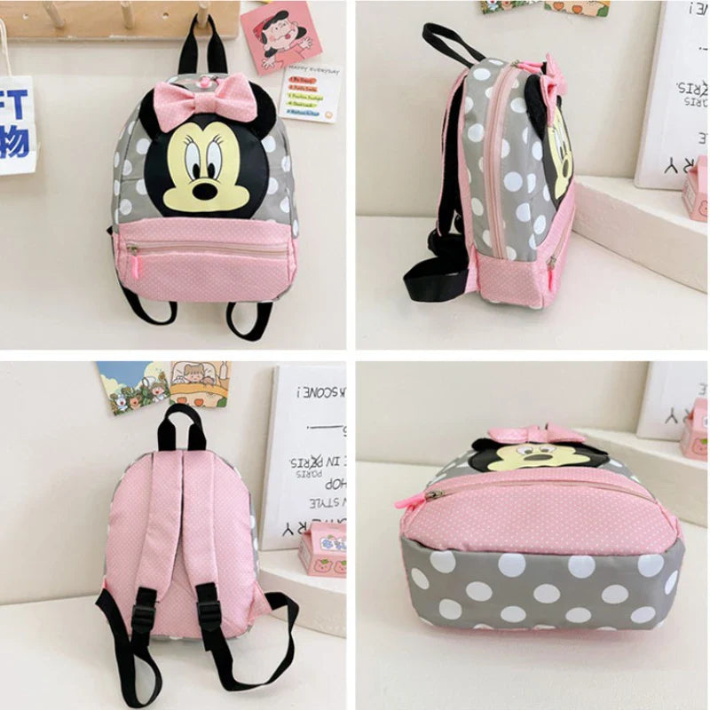 Cartoon Backpack For Baby Boys Girls Minnie Mickey Mouse Children Lovely Schoolbag Kindergarten Schoolbag Kids Gift