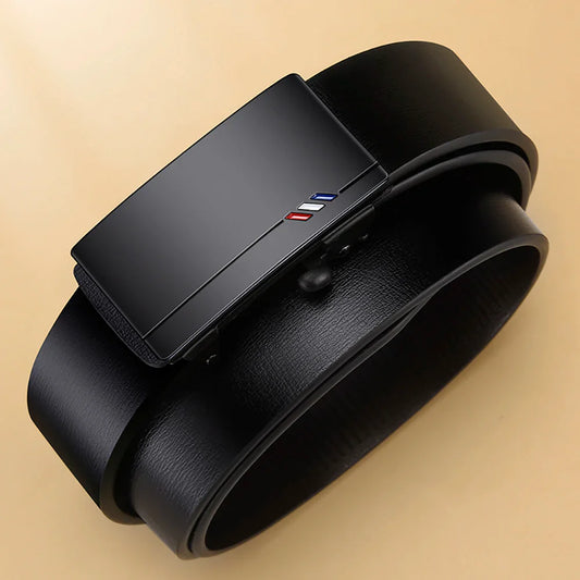 Fashionable Men's Alloy Automatic Buckle Belt With Men's Business Suit Pants Belt High-quality Casual Men's Belt