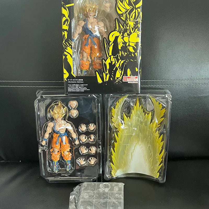 Dragon Ball Z Son Goku Figure SHF S.H.Figuarts Goku War Damage Super Saiya Anime Action Figures Model Toys Birthday Gift