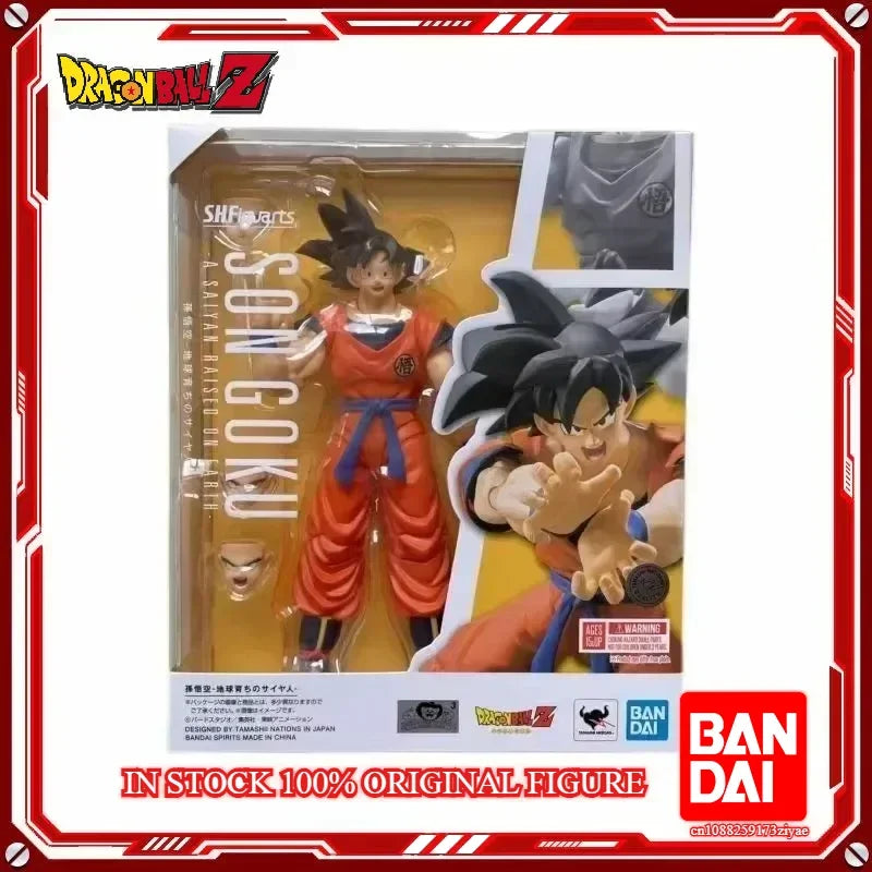 Original Bandai Dragon Ball Z S.H.Figuarts Super Saiyan God Blue Son Gokou SHF Son Goku Blue  Action Figure Model Toys