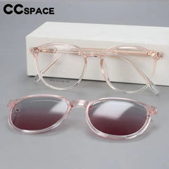 Sunglasses Women Round Magnetic Clip Fashion Computer Eyeglasses