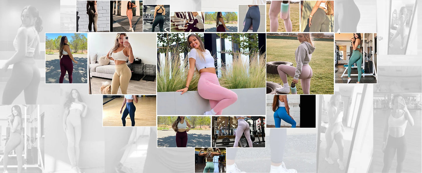 Amplify Effortless Leggings For Women Push Up Booty Legging Scrunch Butt Stretch