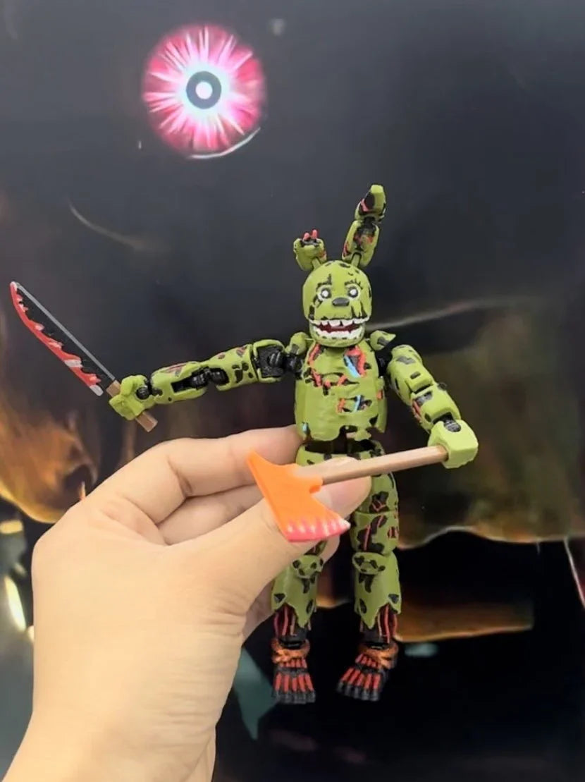 【In Stock】9l3d Printed Fnaf Freddy Fazbear'S Pizza Springtrap Toys Action Figures Anime Model Lucky13 Dummy13 Titan13 Gifts Toys