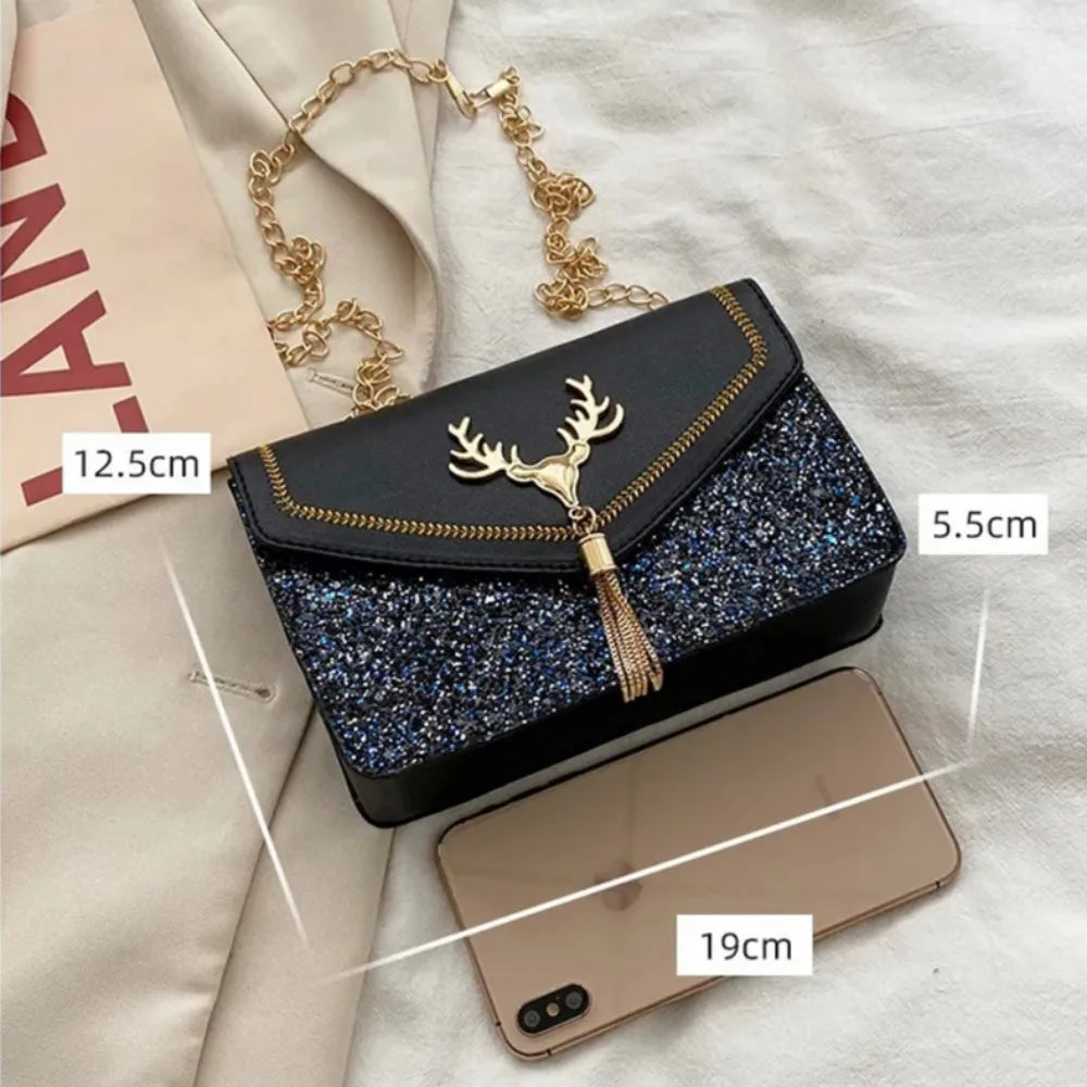 Shoulder Bags Small Square Messenger Bag Women  Female Handbag Phone Purse