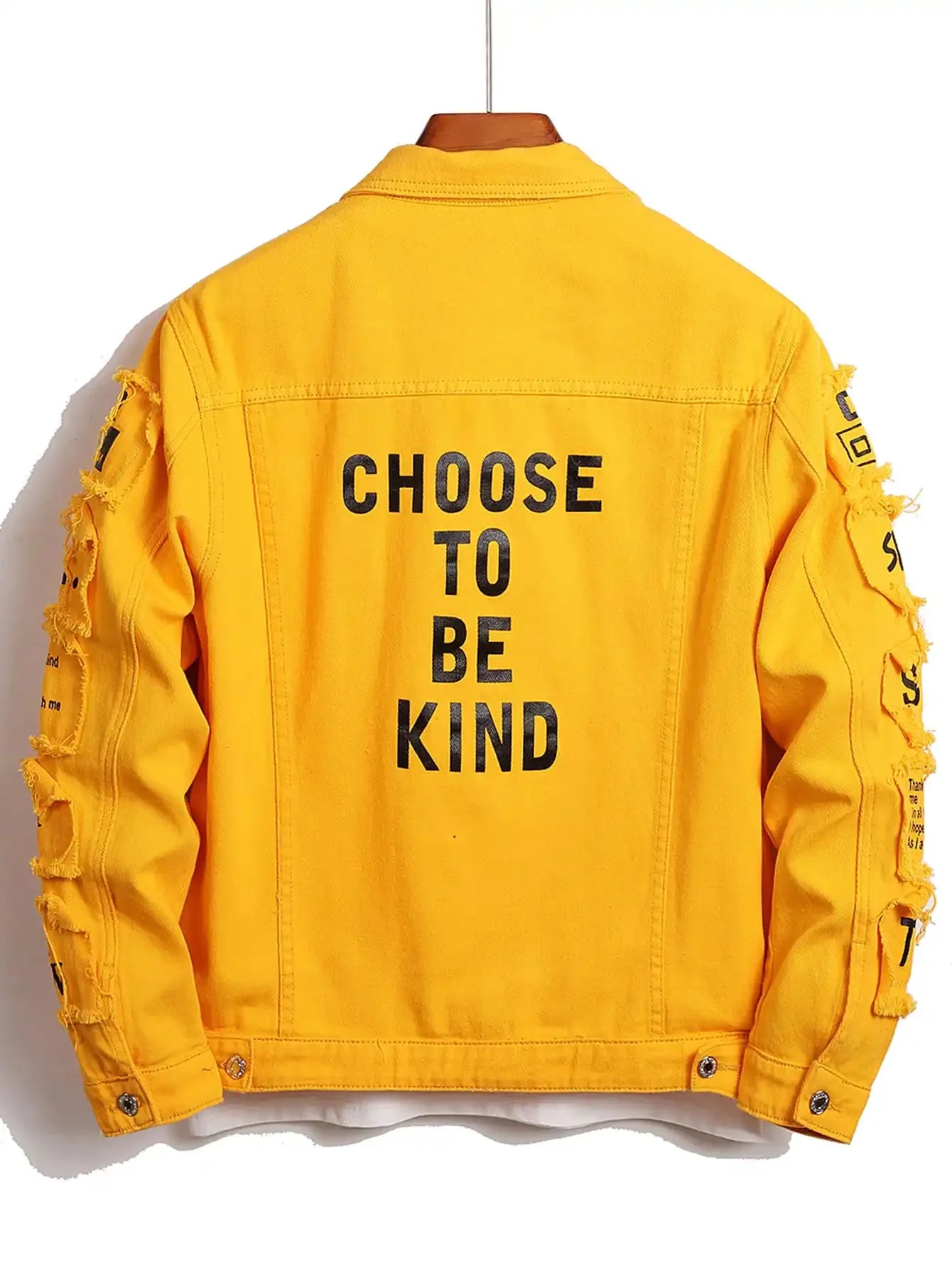 Men's  Denim Jacket Jeans Clothing Patches Windbreaker Cotton Stretchy Trucker Jacket