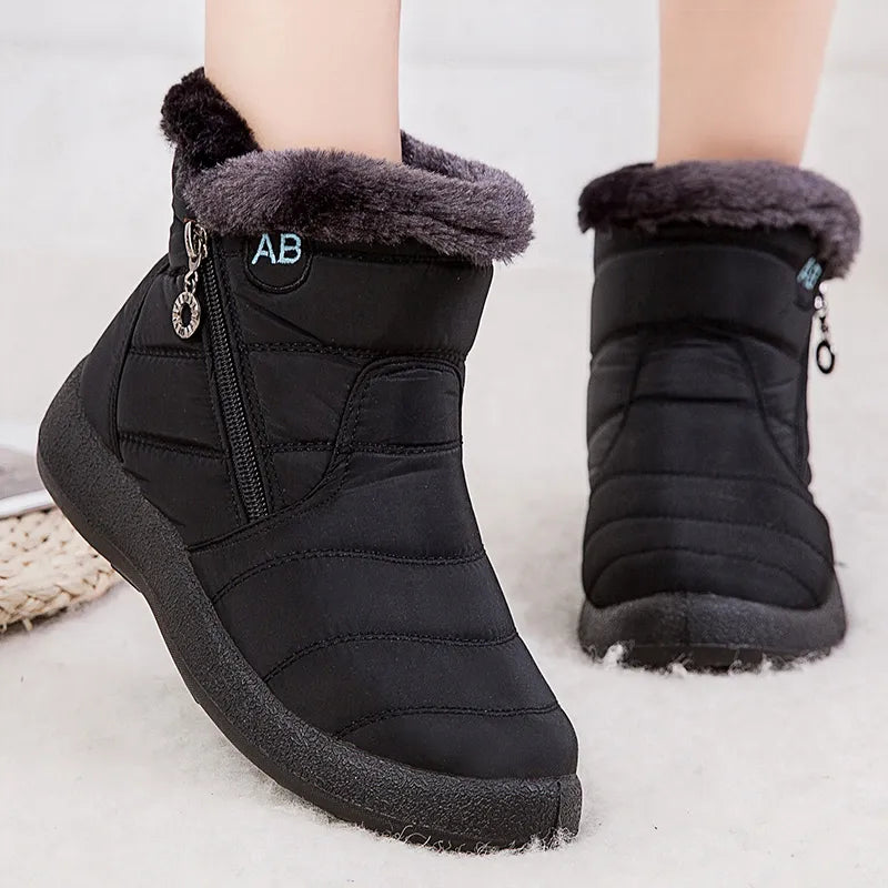 Women Boots Watarproof Ankle Boots For Winter Shoes