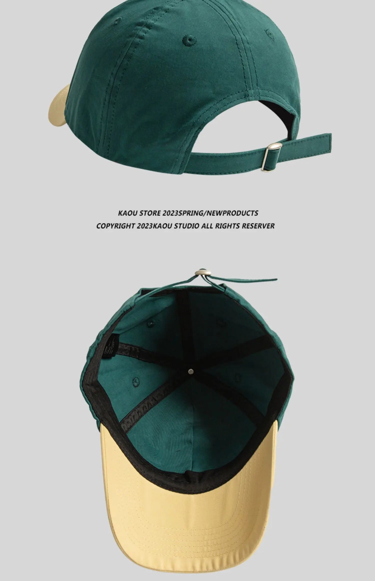Spring and Summer New Peaked Cap Women's All-Match Embroidery Contrast Color Baseball Cap Men's and Women's Sports Fashion Cap
