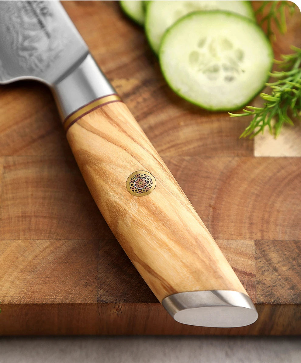5" inch Utility Knife Kitchen Knives Japanese 73-layer Powder Steel Core