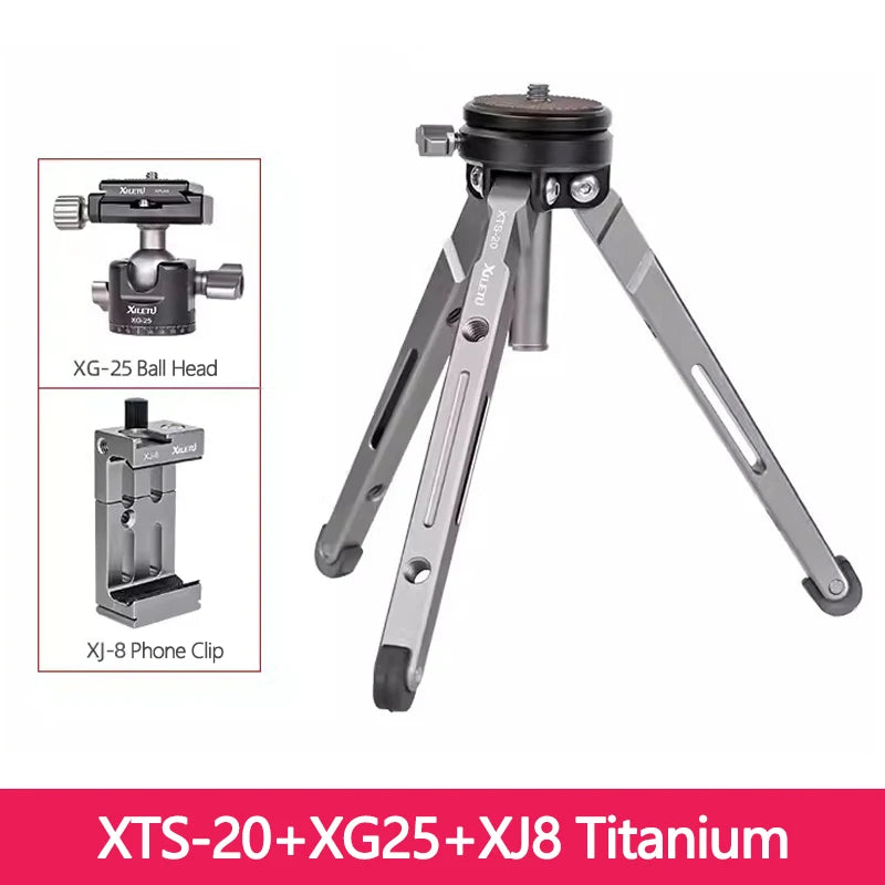 Mini Extension Lifting Center Shaft Tripod for Camera Phone Desktop