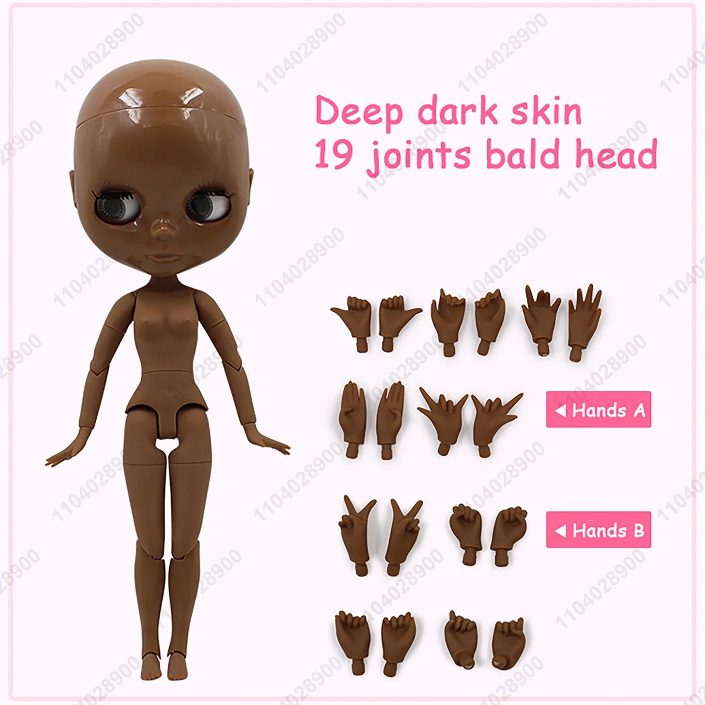 ICY DBS Blyth Doll 19 Joints 1/6 Body 30CM BJD Doll Body No Wig Bald Head No Make-up Practice For Beginner DIY Costume Doll Gift