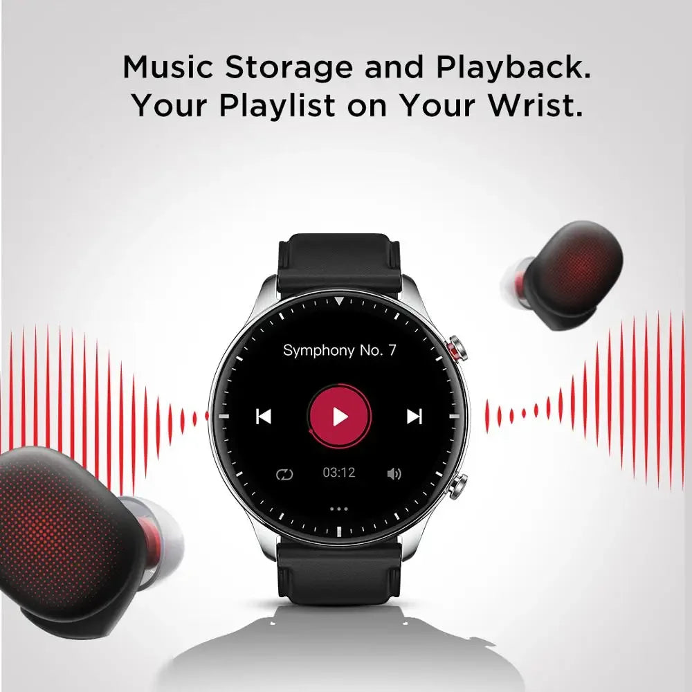 Amazfit GTR 2 Smartwatches No New Smart Watch For Men Waterproof 5ATM GPS 95New Exhibition SportsWatch Mens Refurbished Watch