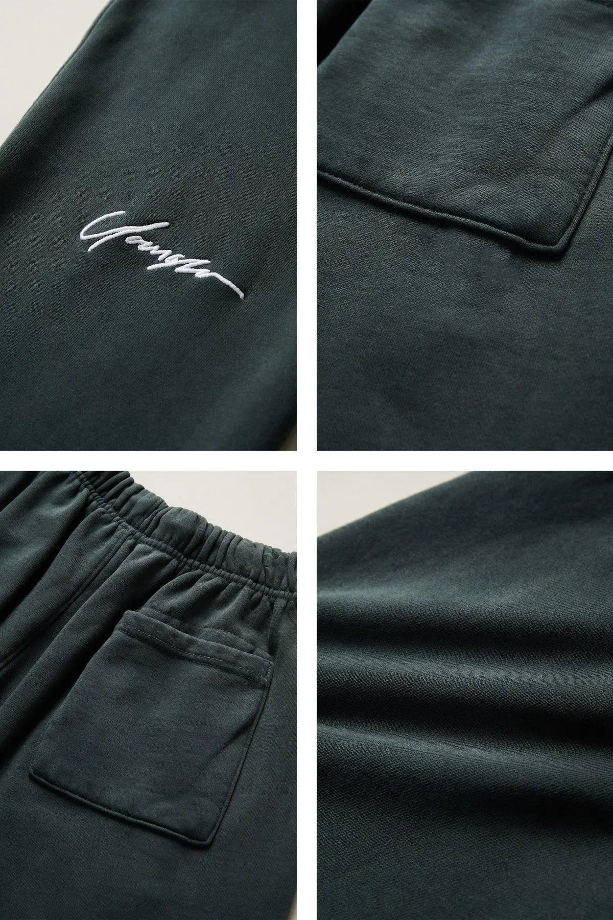 Men's sports pants, autumn and winter, looped embroidery pants, jogging pants