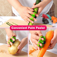 Fruit & Vegetable Peeler Finger Peeler Vegetable Hand Peeler Hand Palm Vegetable Fruit