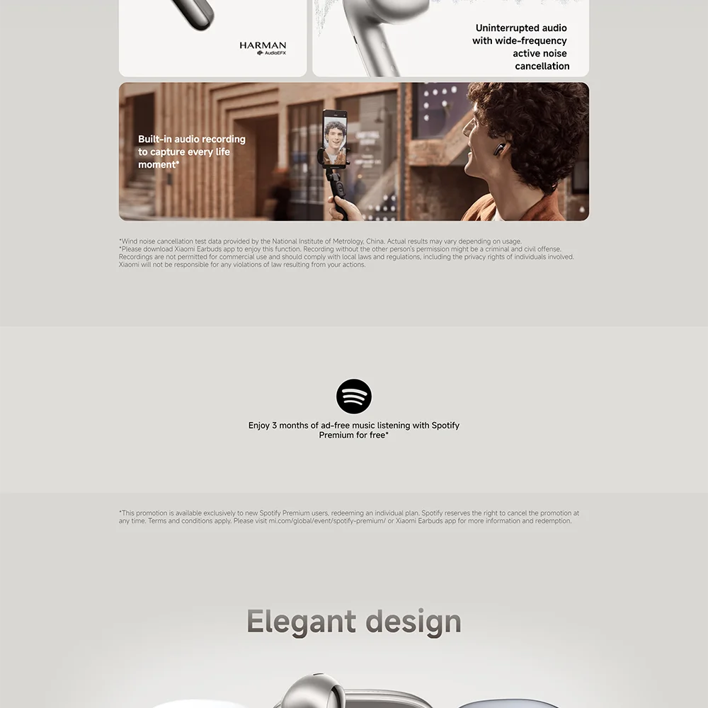 Original Xiaomi Buds 5 Earphone TWS AI Active Noise Cancelling HiFi Wireless Bluetooth Sound Recording Headphone Lossless Audio