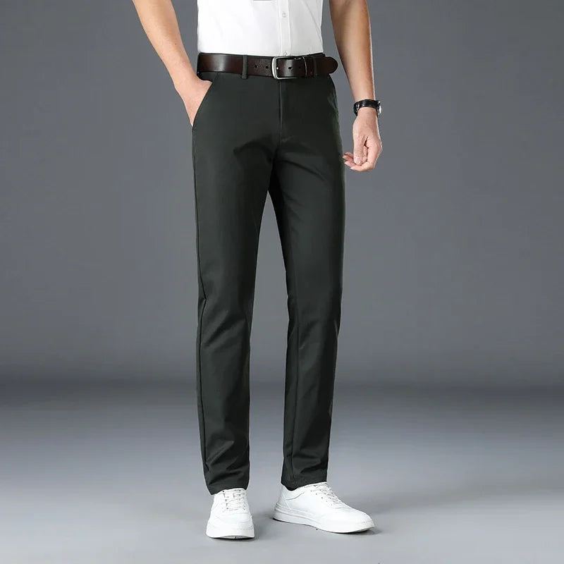 Classic 6 Color Casual Pants Men Spring Autumn Business Fashion Men