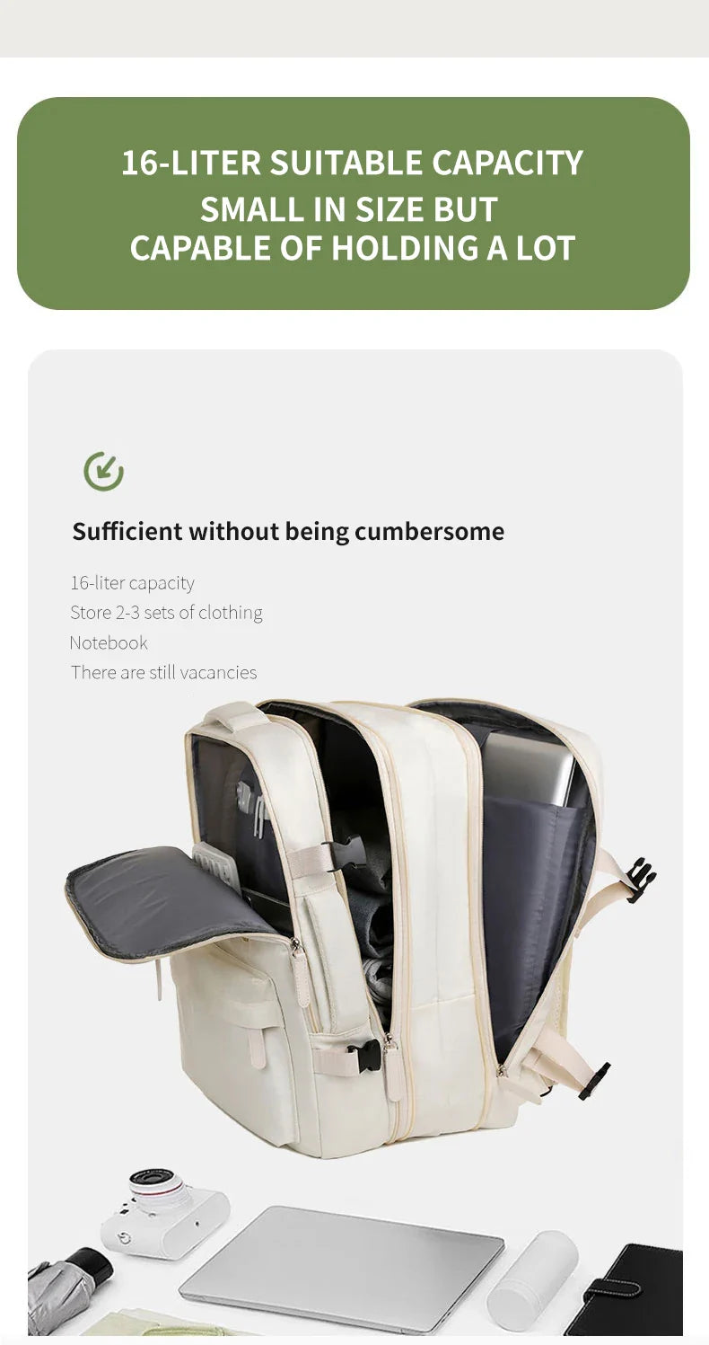 New Model of Airplane-Specific Backpacks, Carry-On Luggage Backpacks, Airplane Travel Laptop Backpacks, Student Backpacks, Unisex Backpacks, Short-Distance Business Trips