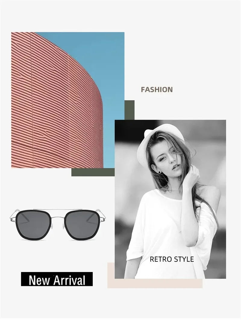 2025 Denmark Sunglasses For Women Gafas Men UV Protection Ultra-light Polarized Glasses 8205 Pilot  No Screw With Original Box