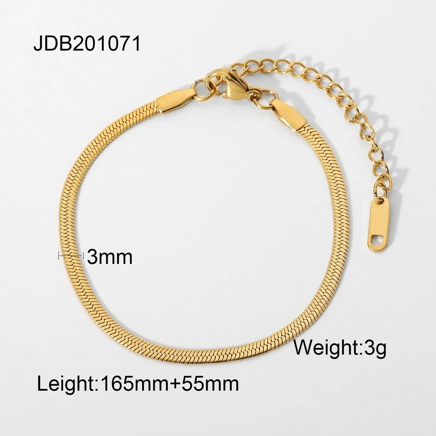 Uworld Fashion Link Chain Stainless Steel Bangle Bracelet for Women Exquisite Golden Metal Texture Jewelry Girl Beach Gift Man