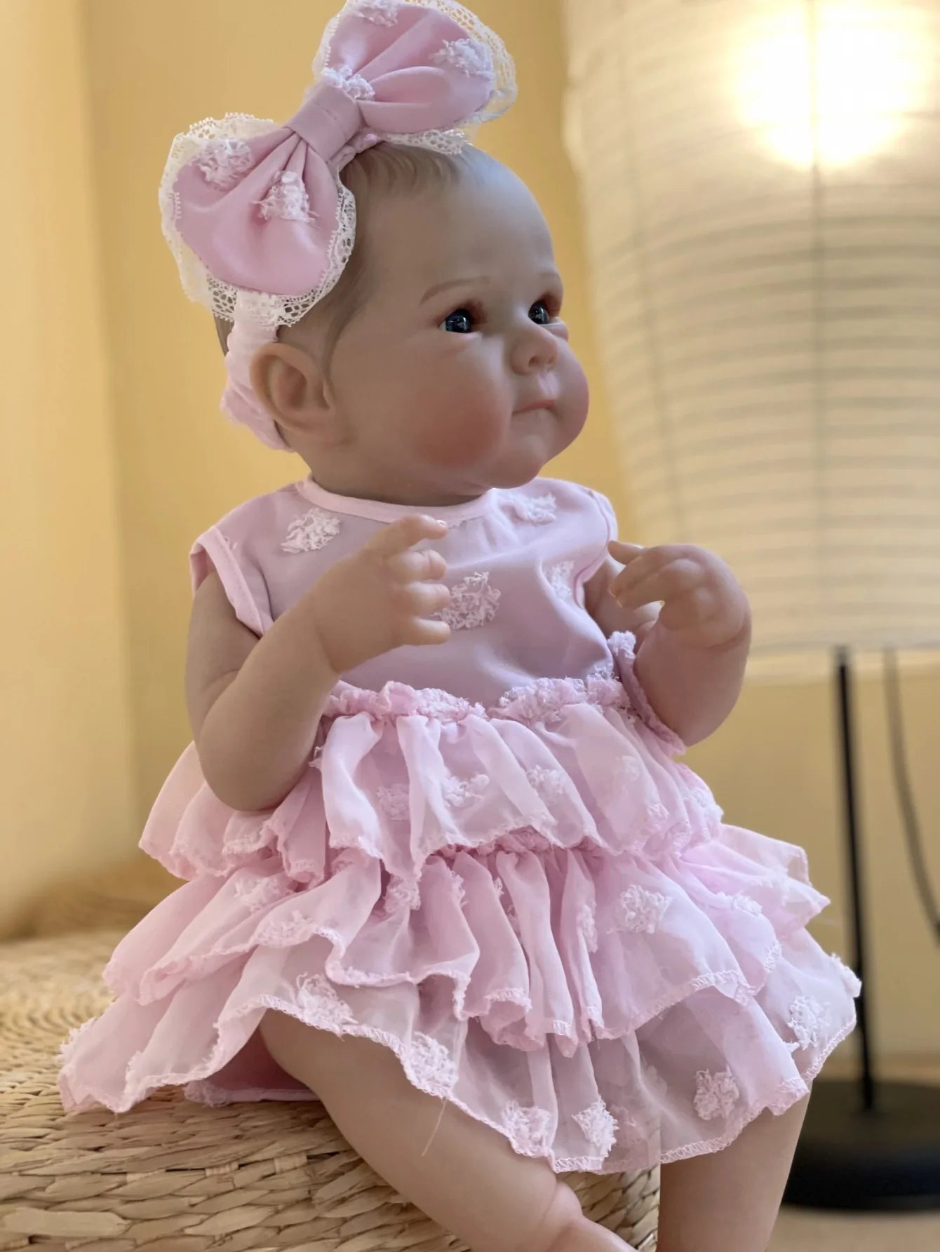 18inch Girls Bettie Full Silicone Vinyl Bebe Reborn Lifelike Painted Soft Skin Doll For Children's Gift