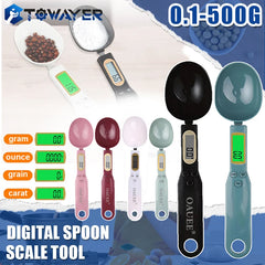 Electronic Kitchen Scale 0.1-500g Weight Measuring Tools Digital Spoon Scale Kitchen