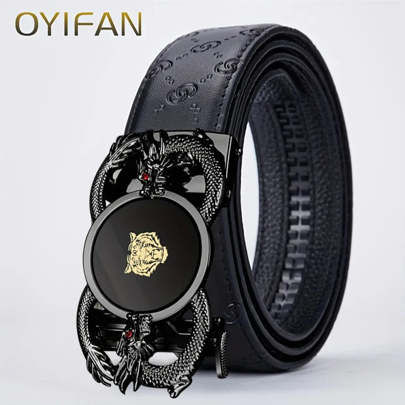 Fashion designer belt, high-quality genuine durable belt, men's belt, business belt, automatic buckle belt
