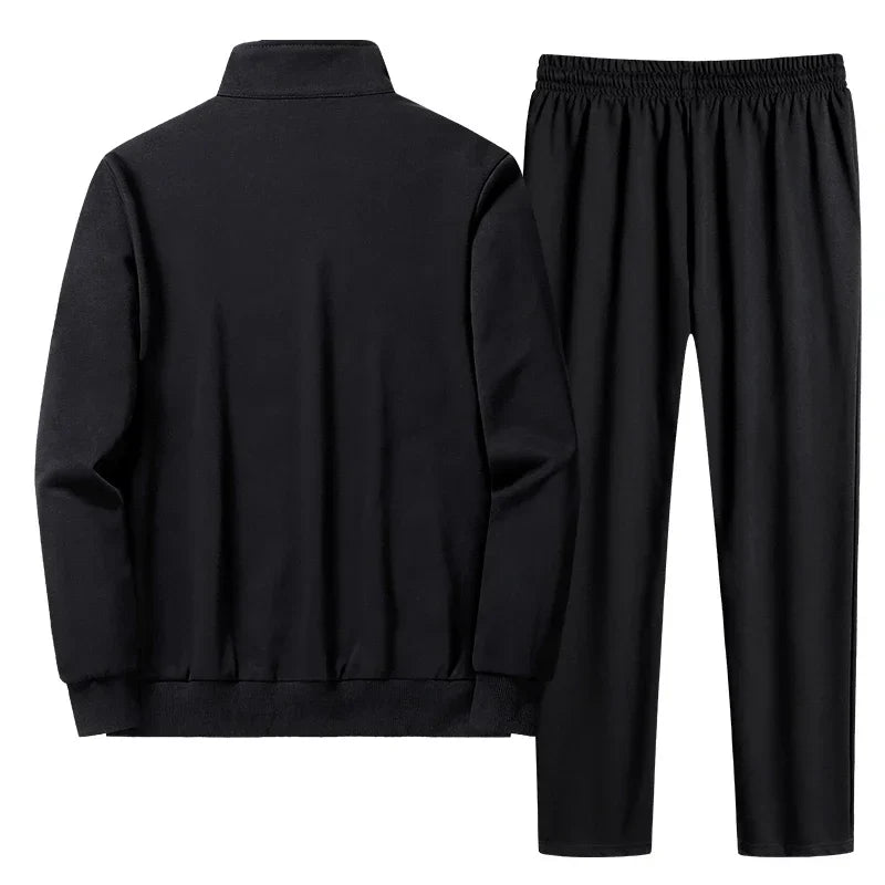 Men's Tracksuit Suit New Arrive Tracksuit Mens Casual Solid Solor Sweatpant Set Unisex Jogging Suit MEN Plus Size 6XL 7XL 8XL