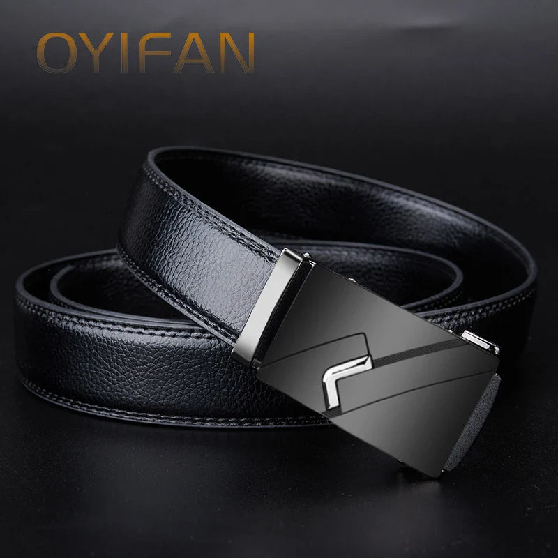 Men Belt Genuine Leather belt for men Alloy buckle ratchet belts Men Designer Belt Automatic belts