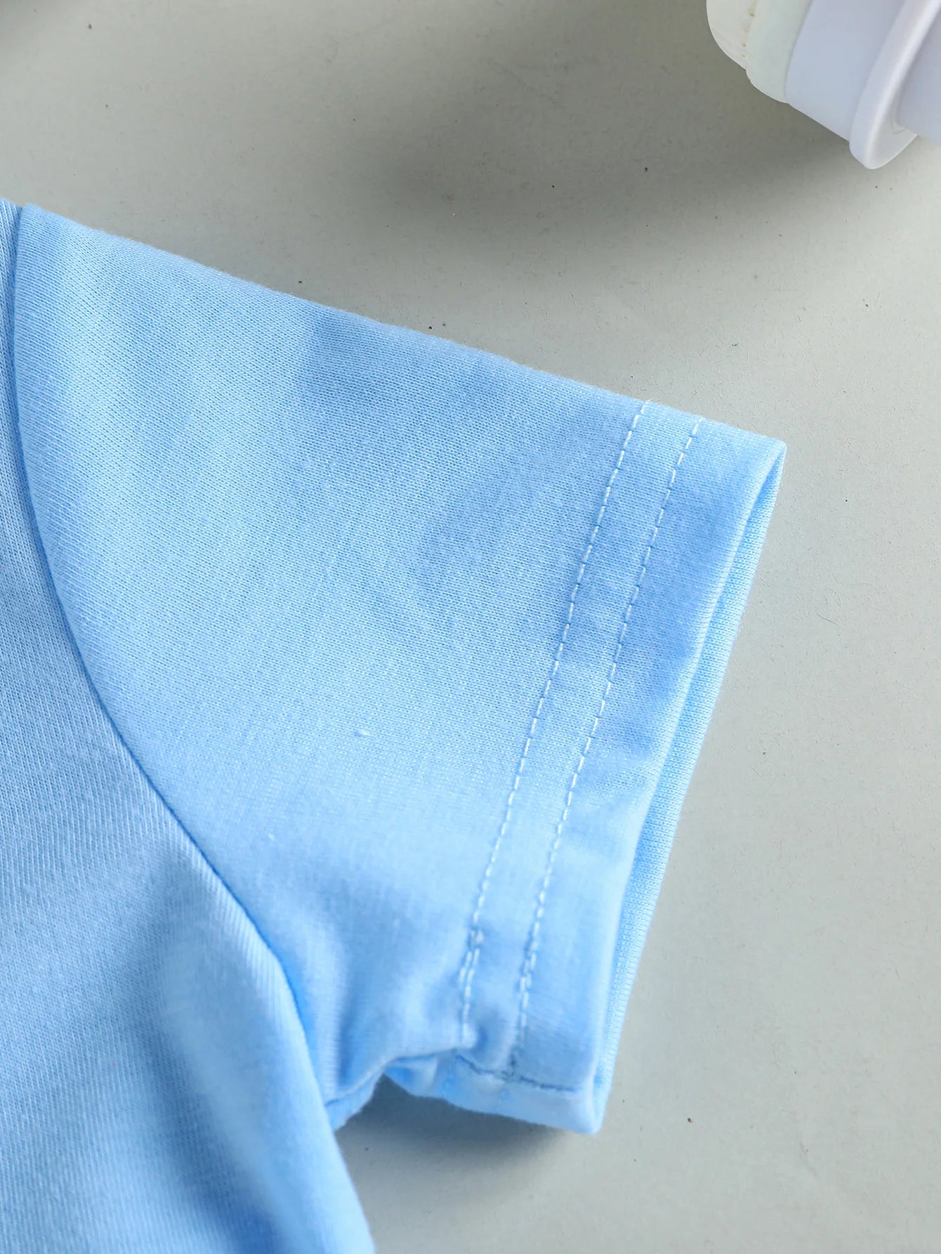2PCS Infant Baby Boy Clothes Set White Short Sleeves T-shirt Shorts  Summer Daily Casual Outfit for Toddler Suits