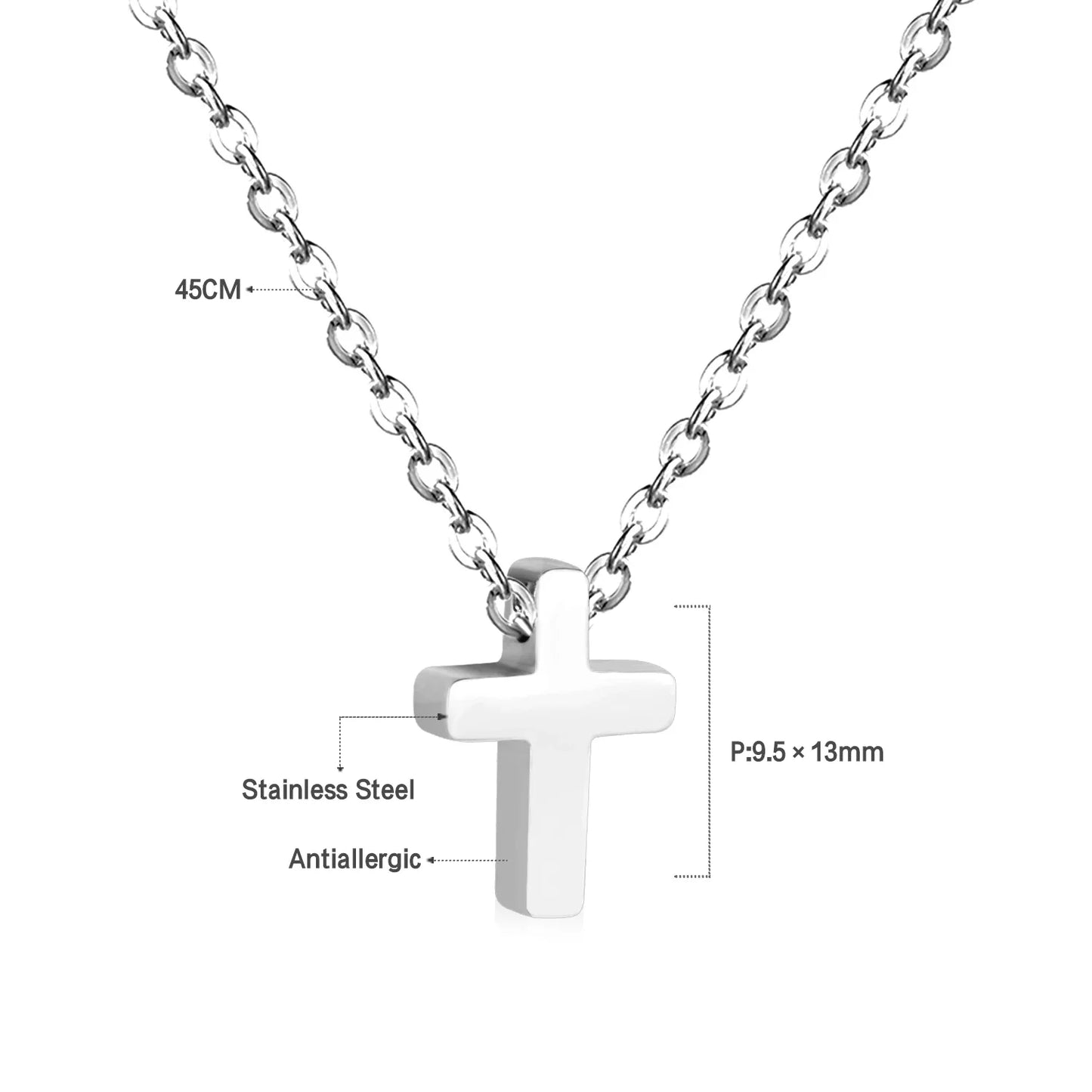 LUXUKISSKIDS Fashion Collier Simple Heart Girls Pendant Necklace Small Love Shape Stainless Steel Hearts Clavicle Choker Jewelry