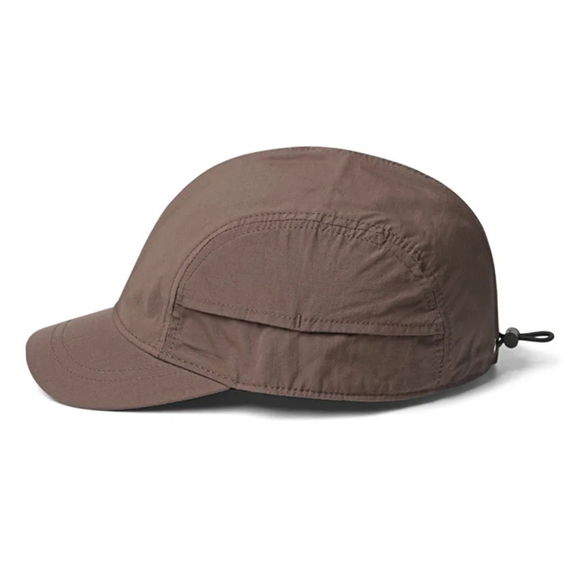 A Men'S Short-Brim Cap, New Summer Style, Breathable And Quick-Drying Baseball Hat, Lightweight Soft-Top Duckbill Cap for Women