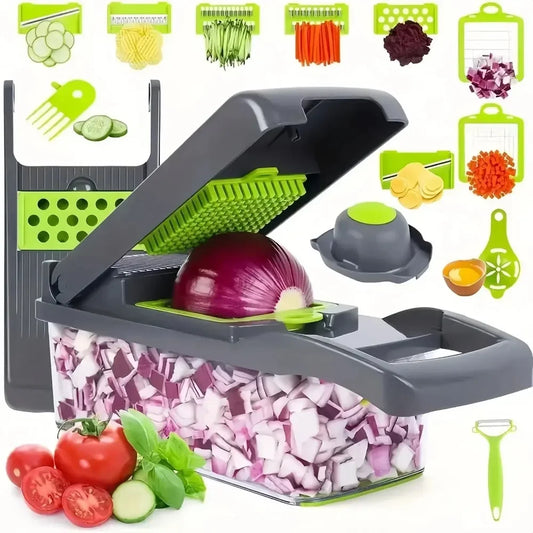 Multifunctional Vegetable Chopper Handle Food Grate Food Chopper Vegetable Slicer