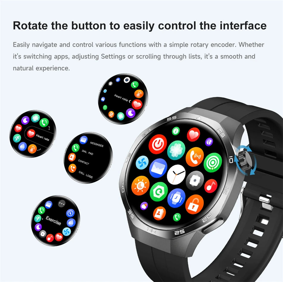 For Huawei Watch GT5 Pro Smart Watch 1.53 Inch HD AMOLED Screen