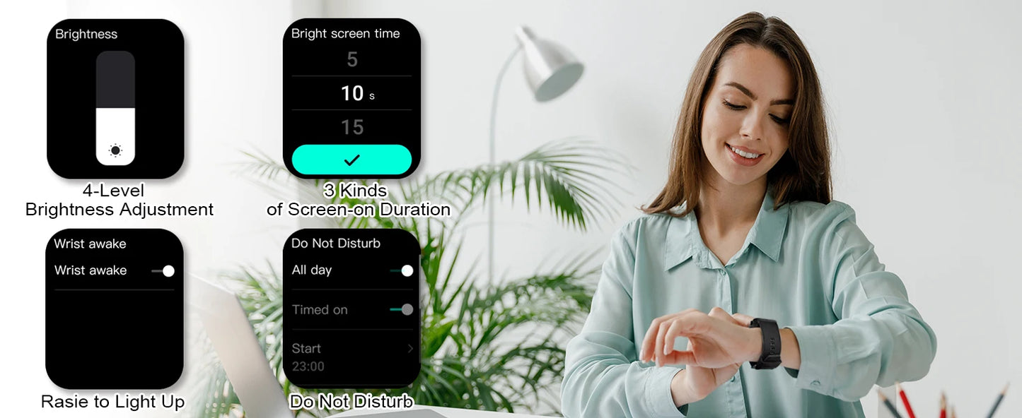 Smart Watch, 1.85" Smartwatch (Answer/Make Call), IP68 Waterproof Fitness Tracker, 100+ Sport Modes, Heart Rate and Sleep Monito