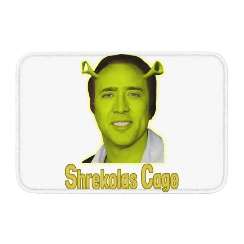 Nicolas Cage In A Banana Doormat Anti-Slip Kitchen Bath Mat Toilet Floor Door Entrance