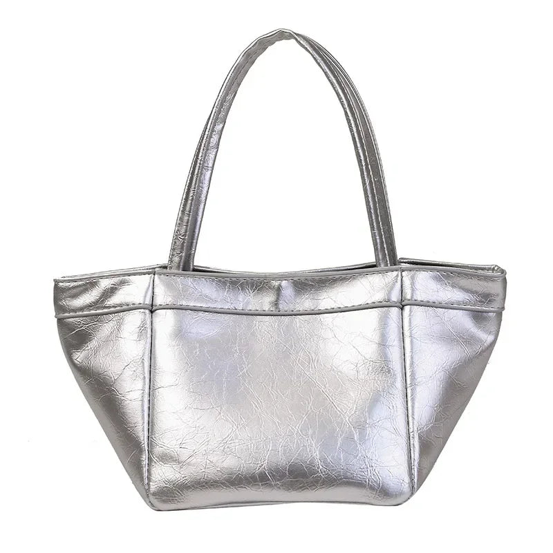Design Sense Red Women Fashion Texture Shoulder Bag Popular