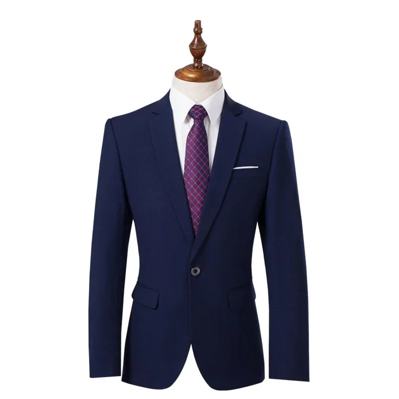 Tuxedo for Mens: (Blazer+ Trousers) Men Fashion Gentleman European Style Gentleman