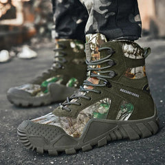 Men Military Boots Outdoor Field Training Shoes Army Boots Climbing Hiking Shoes