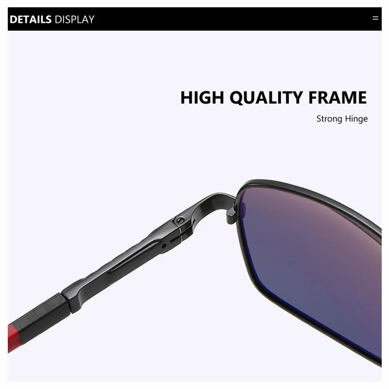 AOWEAR Retro Polarized Sunglasses for Men Women Driving UV400 Vintage Sun Glasses Unisex Mirror Eyewear with Case