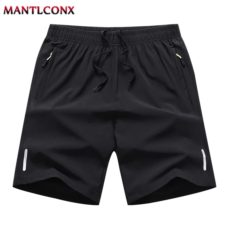Summer New Men's Shorts Gym Fitness Quick Dry Running Sports Board Shorts Men Classic Joggers Bottom Black Short Pants Man M-4XL