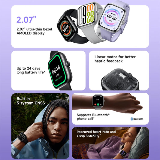 Global Version Xiaomi Redmi Watch 5 Smartwatch Bluetooth Phone Call 2.07'' Display 550mAh Battery Health Monitoring Sports Mode