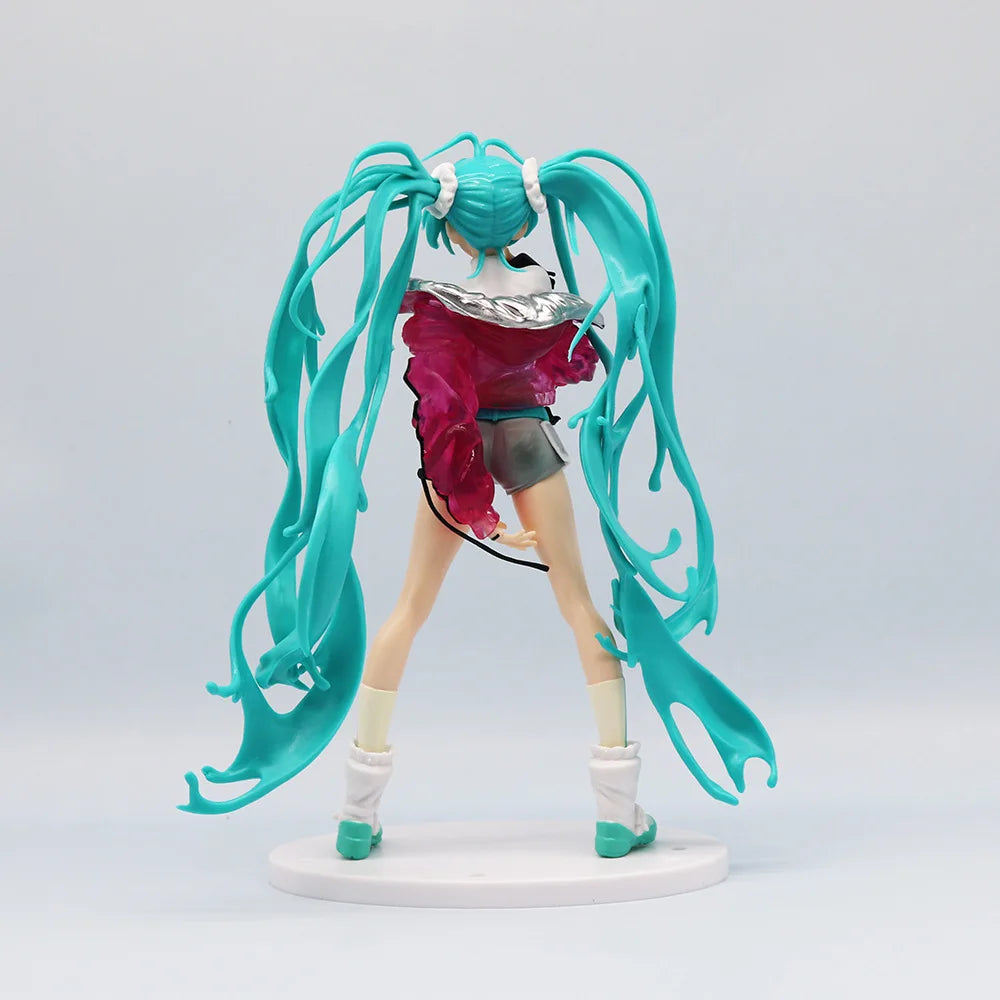 Student Girl Hatsune Miku  Action Figures Fashion Figure Model Miku Room Decorations PVC Collection Model Doll Toy