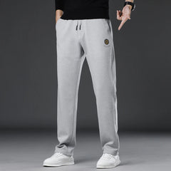 Men's Casual Pants Winter Fall Men's Warm Thick Imitation Cotton Pants