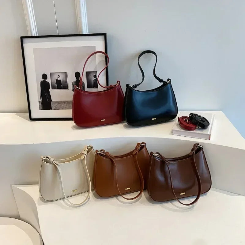 Shoulder Bags for Women Texture Leather Crossbody Bag