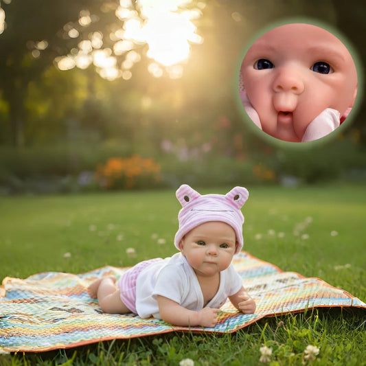 13Inch Open Mouth Full Silicone Bettie Bebe Reborn Girl With Painted Skin Newborn Baby Doll Lifelike Muñeca Reborn For Kids Gift