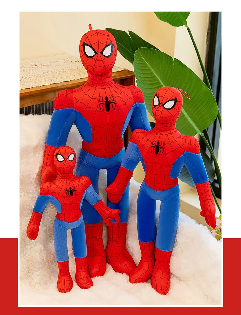 40-120Cm Spiderman New Cute Plush Doll Toys Kawaii Huge Sleep Pillow Cushion Soft Stuffed Animal Doll Birthday Gift for Kids