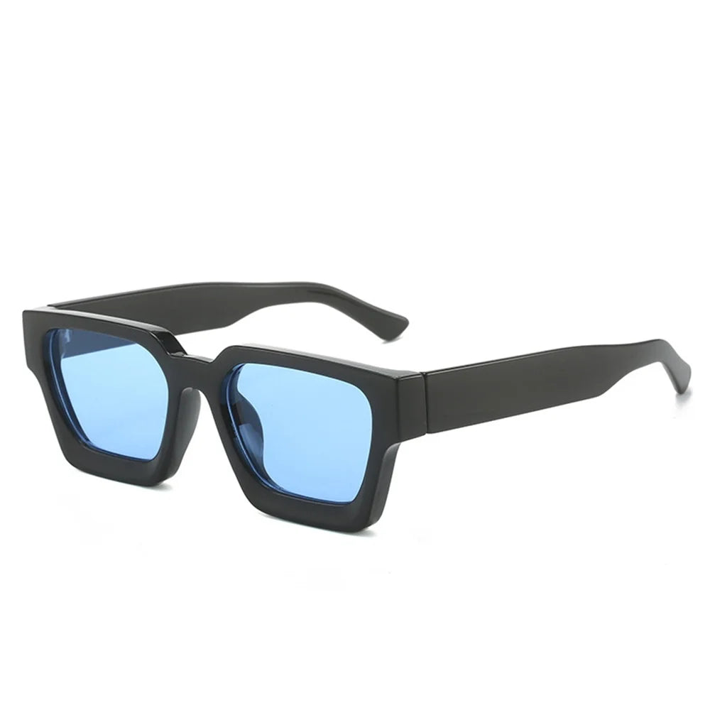 KLASSNUM Men Square Frame Sunglasses 2025 Luxury Brand Designer Sun Glasses Retro Trendy Shades UV400 Unisex Women Glasses New